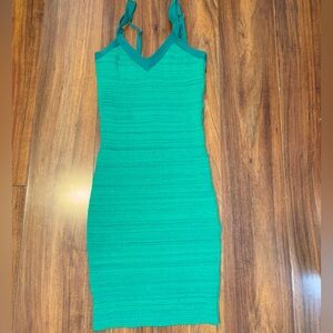 Guess Green Bodycon Mini Dress